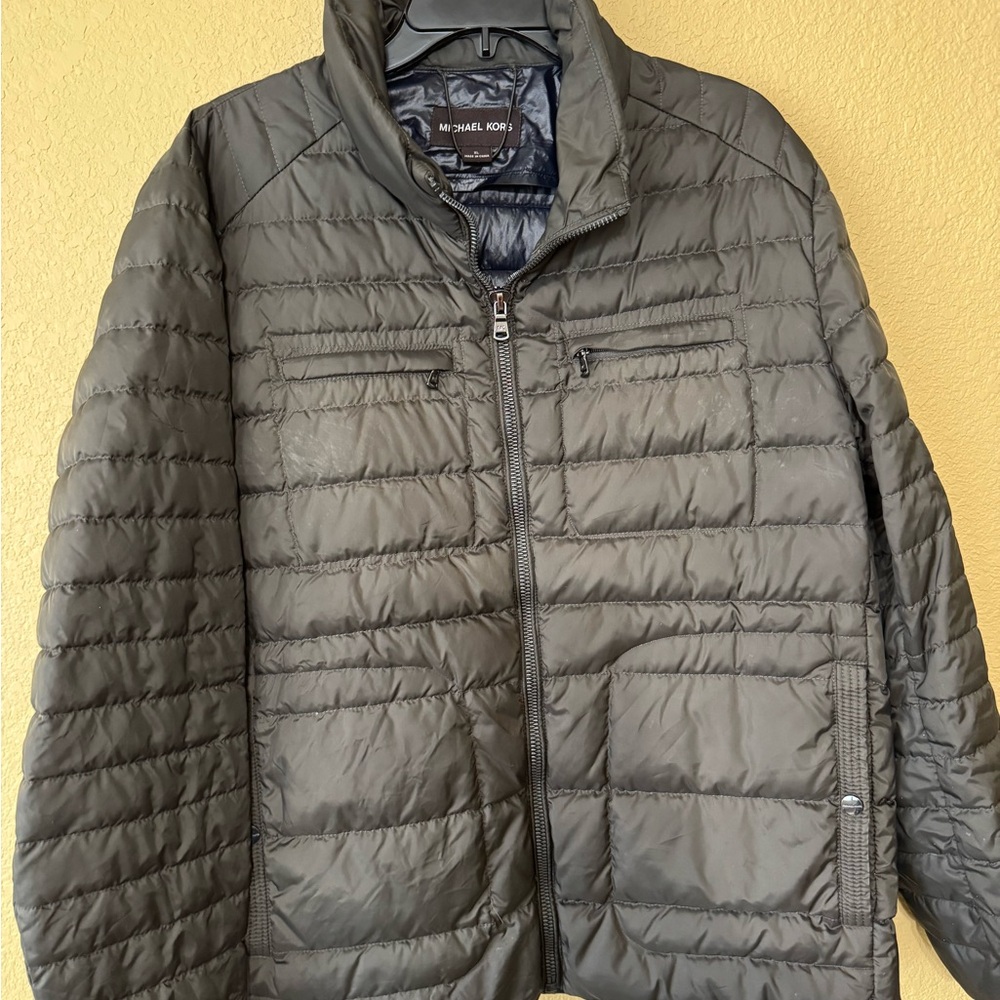 Michael Kors Men's Olive Green Lightweight Jacket SZ XL